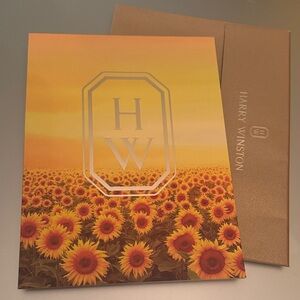Harry Winston Luxurious Sunflower Collection jewelry and timepiece catalog